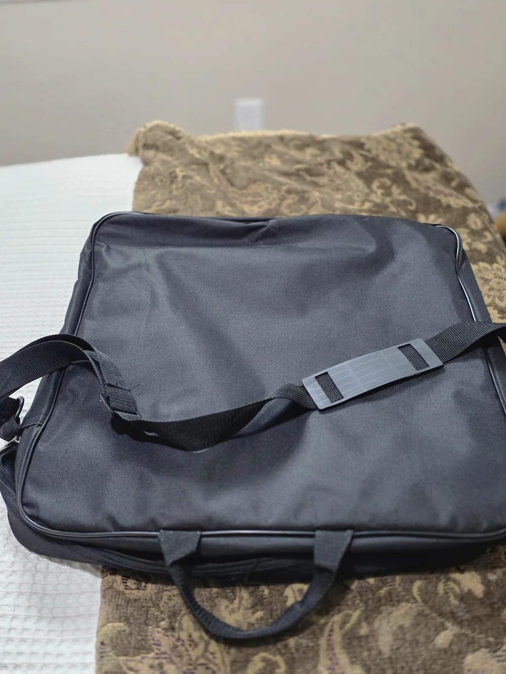 Black Laptop or Gear Bag - Solid Black